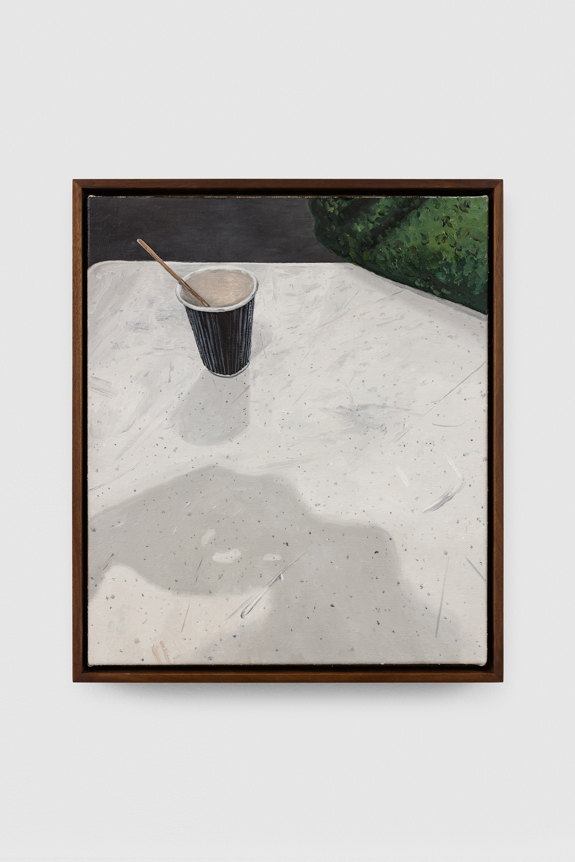 John Hodgkinson, <i>16/36</i>, 2025. Oil on canvas, 15 x 12 5/8 x 1 5/8 in (38 x 32 x 4 cm)